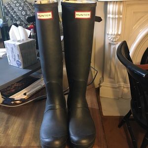 Original Hunter Tall Rain boots (adjustable)